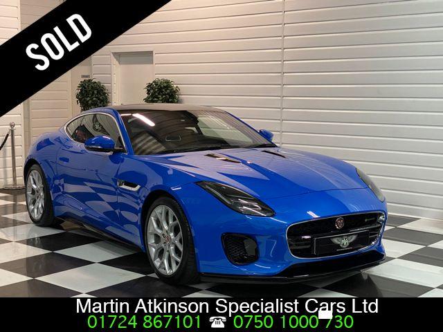 Jaguar F-type 2.0 R-Dynamic i4 300BHP Coupe Petrol Ultra Blue Metallic
