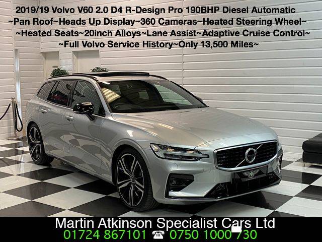 2019 Volvo V60 2.0 D4 R-Design Pro 5dr 190 Auto