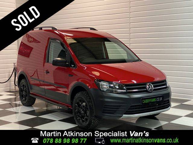 Volkswagen Caddy 2.0 TDI BlueMotion Tech SWAMPER TAILGATE VAN Panel Van Diesel Cherry Red