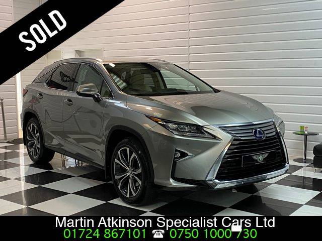 Lexus RX 450h 3.5 V6 Luxury 5dr CVT Estate Petrol / Electric Hybrid Sonic Titanium Metallic