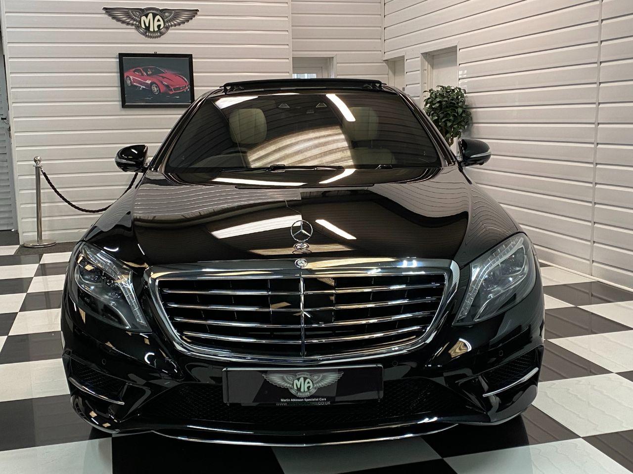 Mercedes-Benz S Class S500L 4.7 V8 AMG Line 4dr 9G-Tronic LWB Saloon Petrol Obsidian Black Metallic