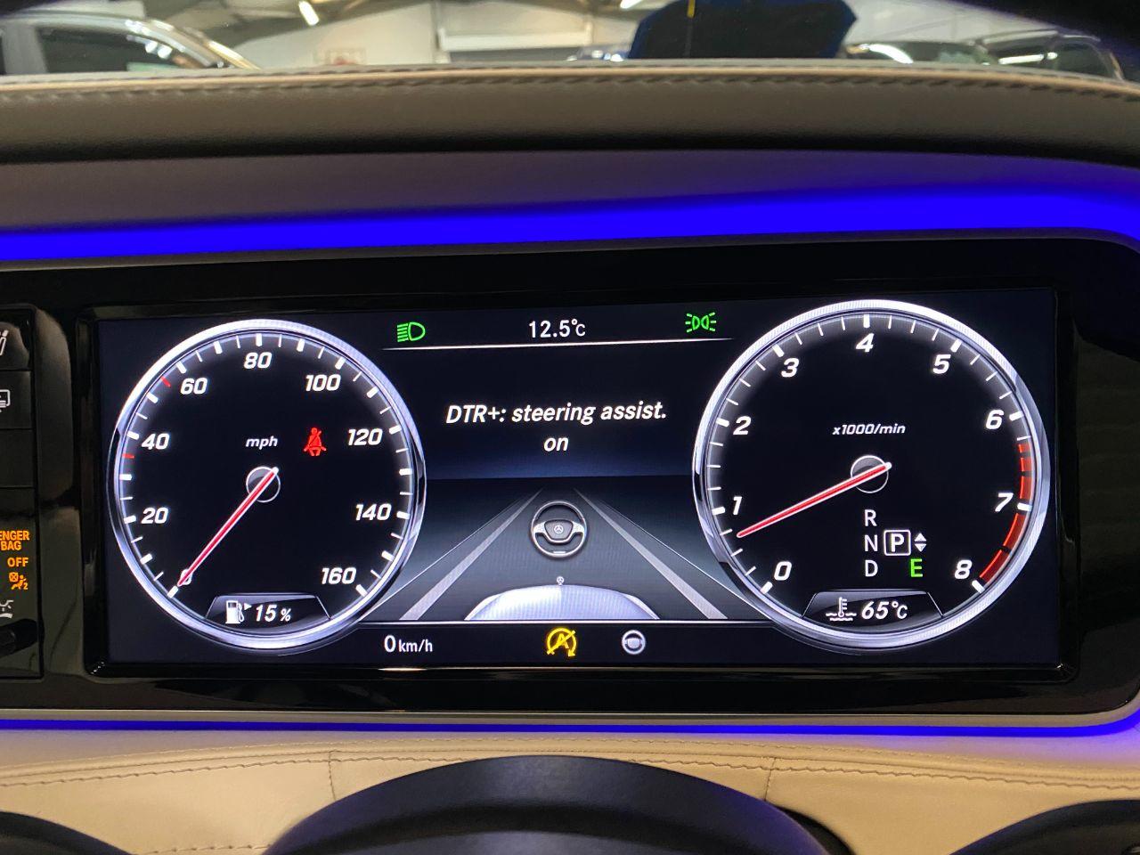 Mercedes-Benz S Class S500L 4.7 V8 AMG Line 4dr 9G-Tronic LWB Saloon Petrol Obsidian Black Metallic