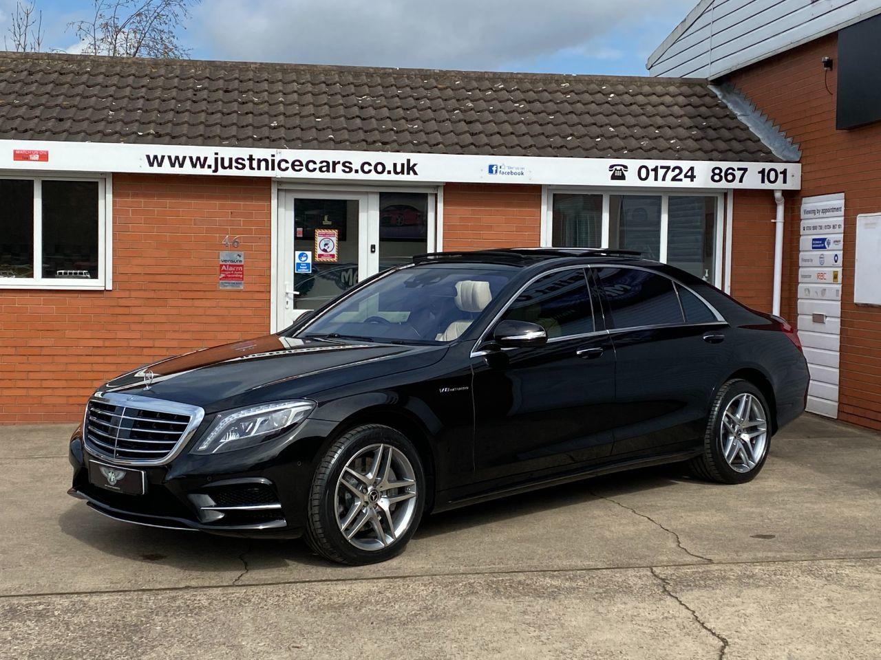Mercedes-Benz S Class S500L 4.7 V8 AMG Line 4dr 9G-Tronic LWB Saloon Petrol Obsidian Black Metallic