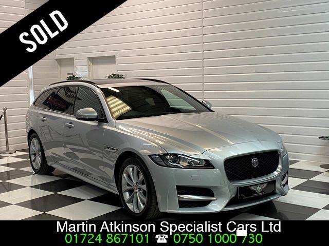 Jaguar XF Sportbrake 2.0d D240 R-Sport 5dr Auto AWD 240PS Estate Diesel Indus Silver Metallic