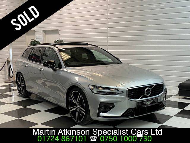 Volvo V60 2.0 D4 R-Design Pro 5dr 190 Auto Estate Diesel Silver