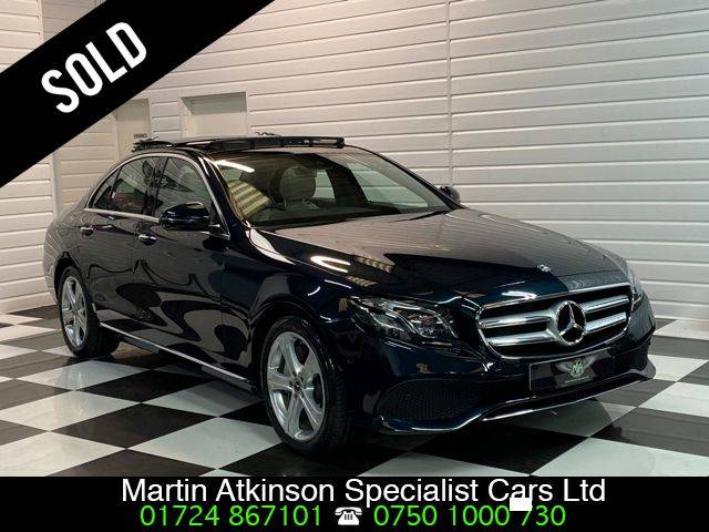 Mercedes-Benz E Class E350d 3.0 V6 SE Premium Plus 4dr 9G-Tronic Saloon Diesel Kallaite Green Metallic