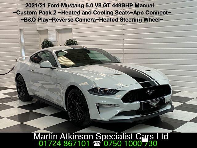 Ford Mustang 5.0 V8 GT Fastback 449BHP Manual Coupe Petrol Oxford White