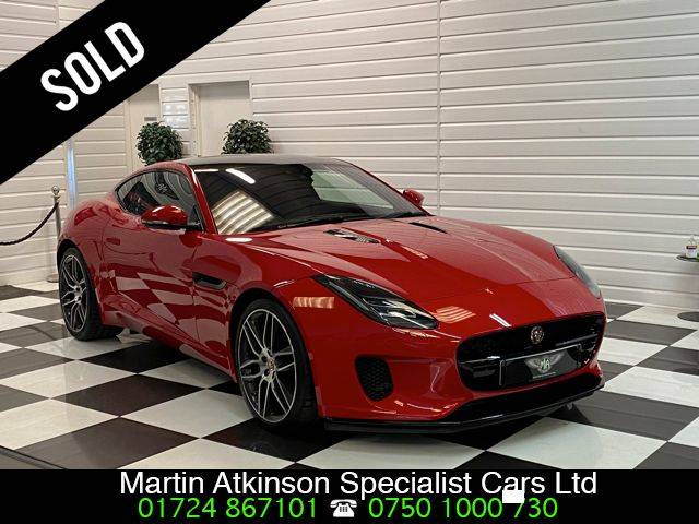 Jaguar F-Type 3.0 V6 Supercharged R-Dynamic P340 Automatic Coupe Petrol Salsa Red