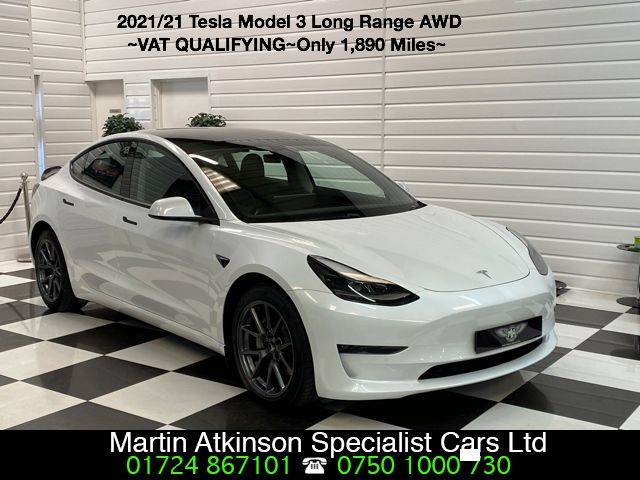 2021 Tesla Model 3 0.0 Long Range AWD 4dr Auto