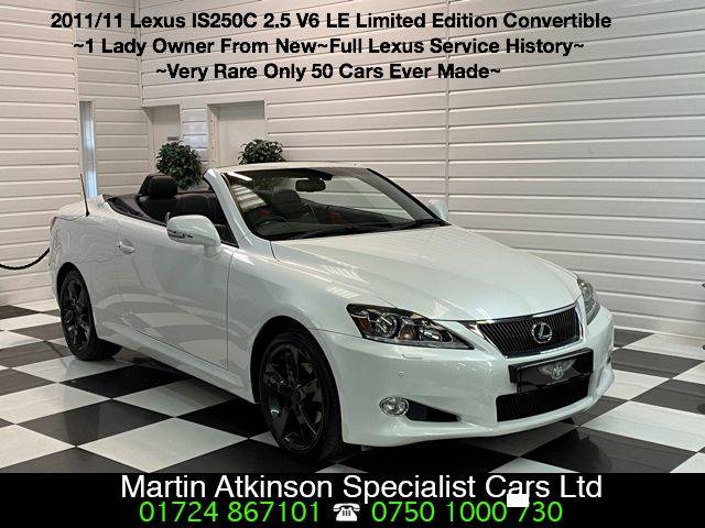 2011 Lexus IS 2.5 250C V6 Limited Edition 2dr Auto