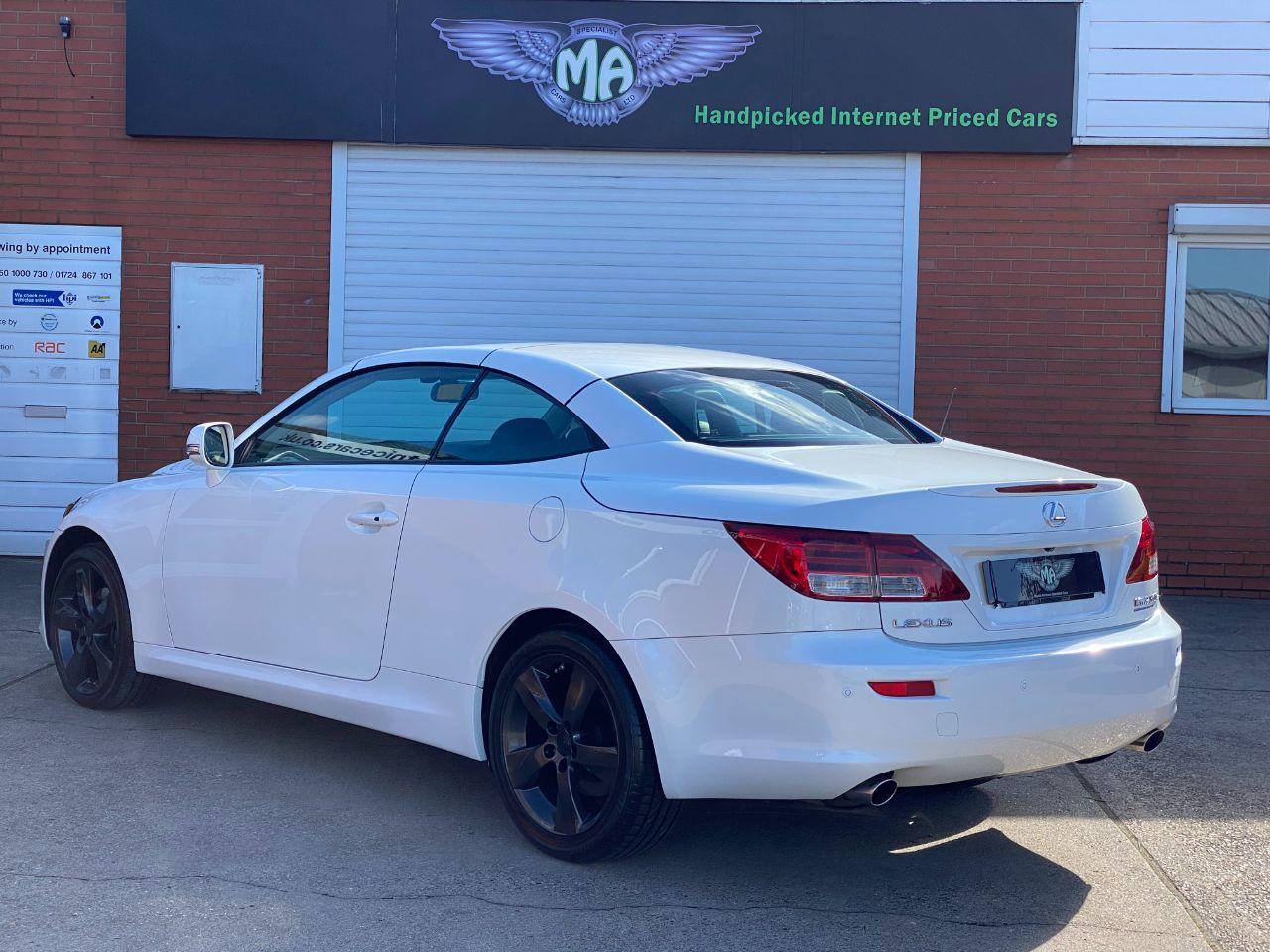 Lexus IS 2.5 250C V6 Limited Edition 2dr Auto Convertible Petrol Artic White Pearl