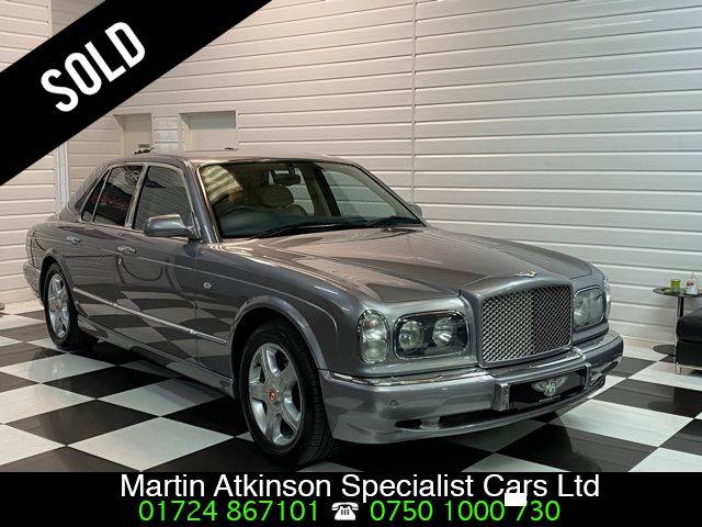 Bentley Arnage 4.4 V8 Automatic Saloon Petrol Tempest Silver