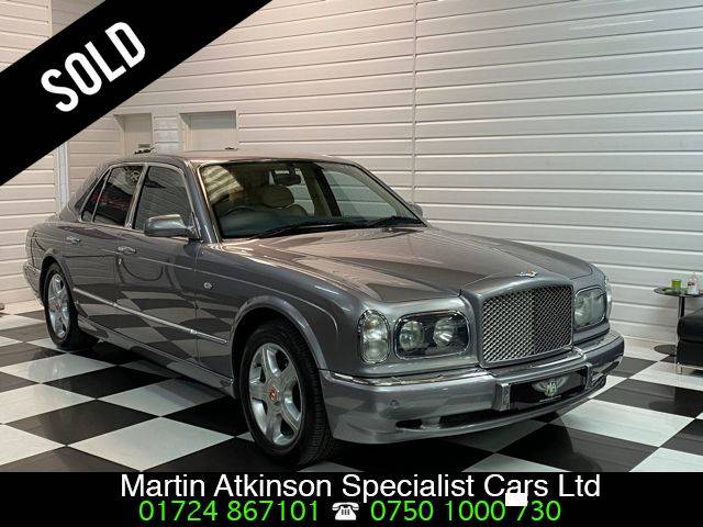 Bentley Arnage 4.4 V8 Automatic Saloon Petrol Tempest Silver