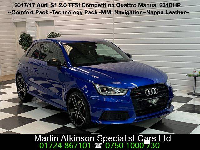 2017 Audi A1 S1 2.0 TFSI Quattro Competition 3dr