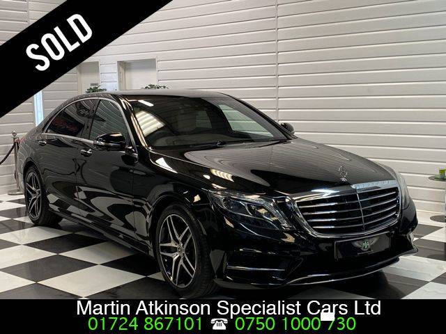 Mercedes-Benz S Class 3.5 S400h L AMG Line V6 4dr Auto Saloon Petrol / Electric Hybrid Obsidian Black Metallic