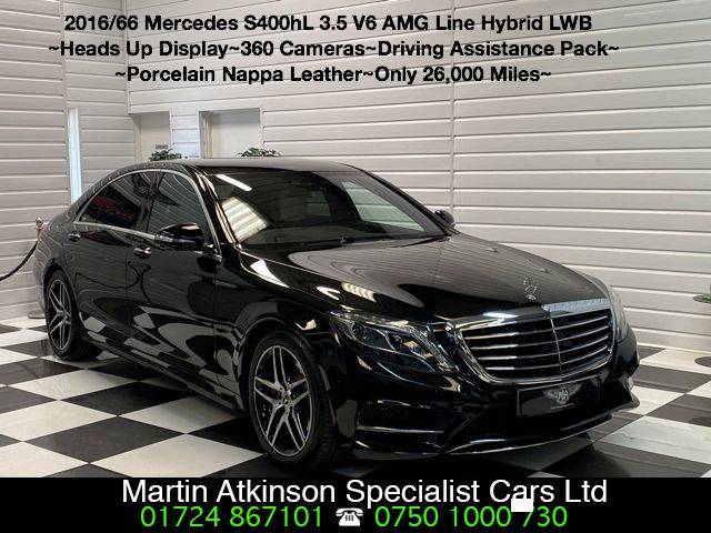 2016 Mercedes-Benz S Class 3.5 S400h L AMG Line V6 4dr Auto