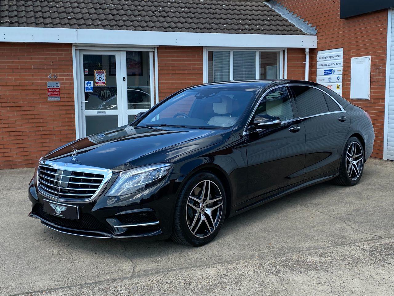 Mercedes-Benz S Class 3.5 S400h L AMG Line V6 4dr Auto Saloon Petrol / Electric Hybrid Obsidian Black Metallic