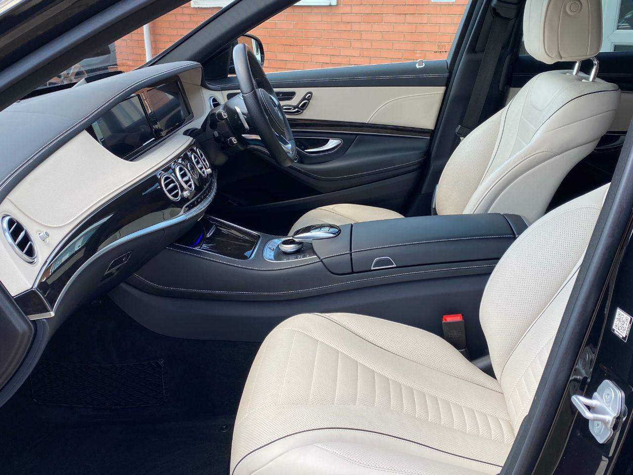 Mercedes-Benz S Class 3.5 S400h L AMG Line V6 4dr Auto Saloon Petrol / Electric Hybrid Obsidian Black Metallic