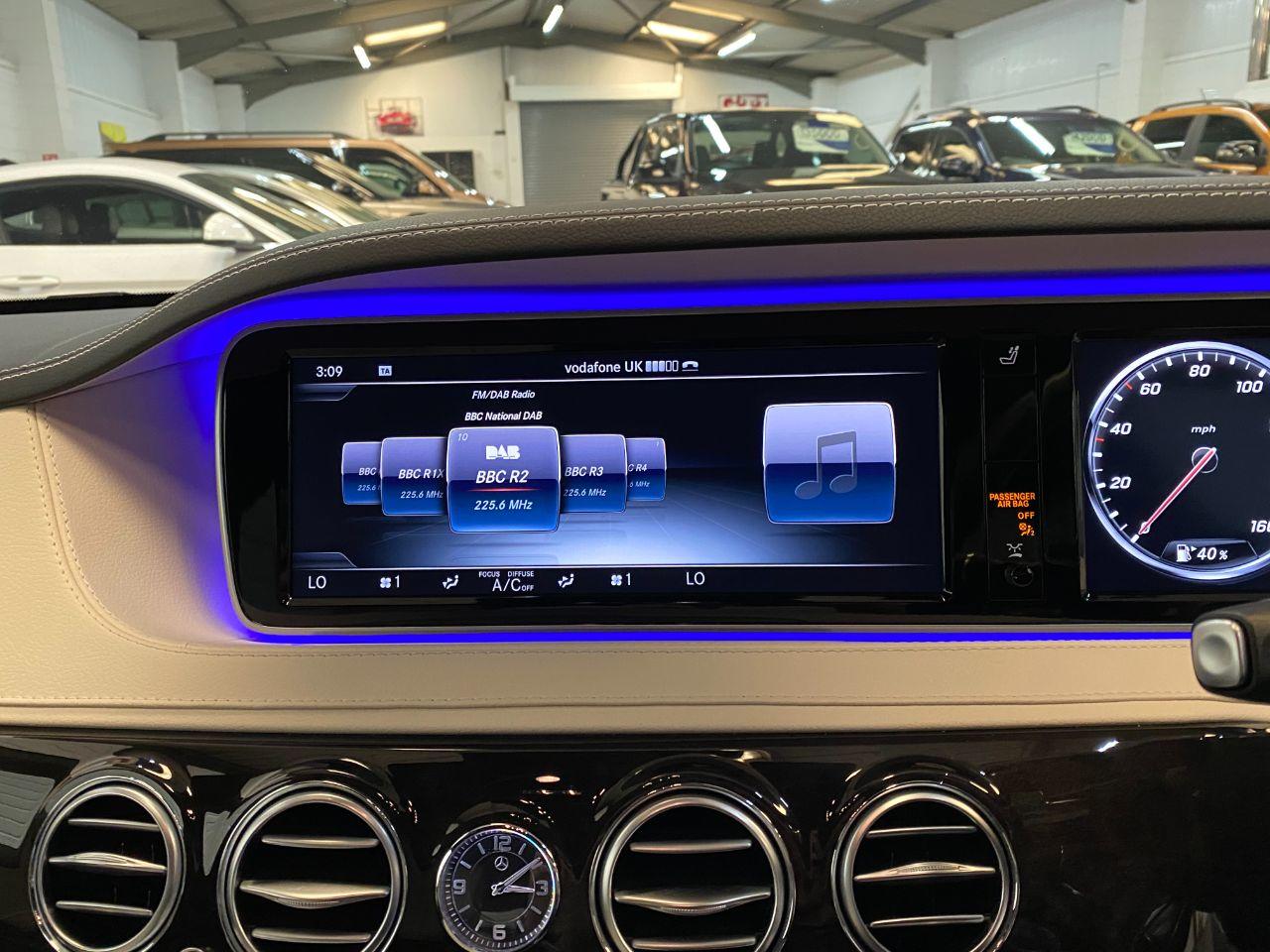 Mercedes-Benz S Class 3.5 S400h L AMG Line V6 4dr Auto Saloon Petrol / Electric Hybrid Obsidian Black Metallic