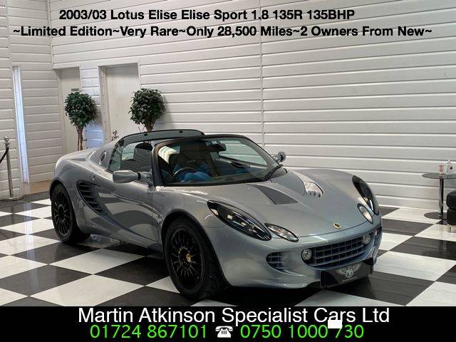 2003 Lotus Elise Sport 1.8 135R 2dr