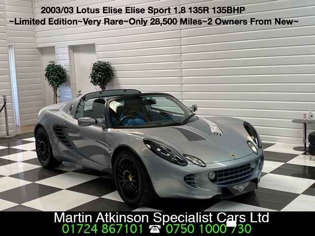 Lotus Elise Sport 1.8 135R 2dr Convertible Petrol Mica Silver Blue