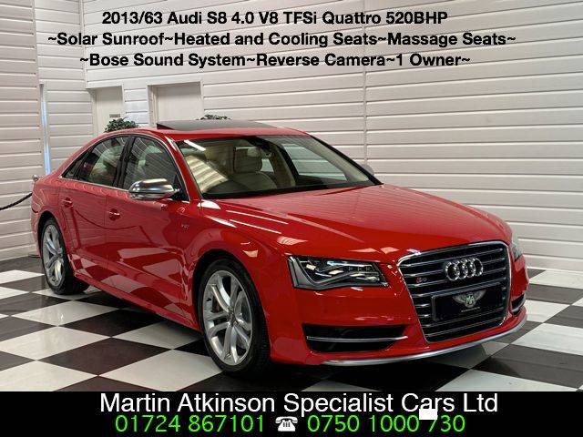 2013 Audi A8 S8 4.0 V8 TFSi Quattro 4dr Tip Auto