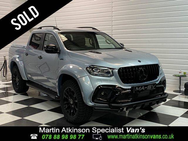 Mercedes-Benz X Class 2.3 MA-SV WIDEBODY X 250d 4Matic Progressive Double Cab Pickup Auto Pick Up Diesel Diamond Silver