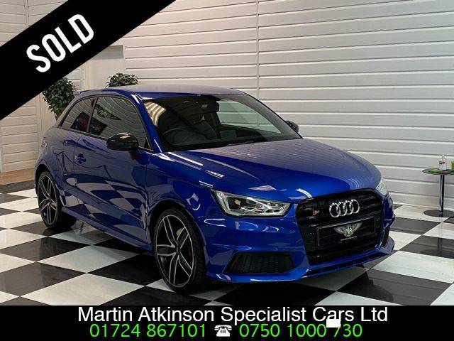 Audi A1 S1 2.0 TFSI Quattro Competition 3dr Hatchback Petrol Sepang Blue Pearl Effect Paint