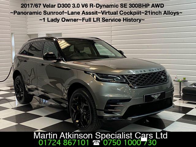 Land Rover Range Rover Velar 3.0 D300 R-Dynamic SE 5dr Auto Estate Diesel Silicon Silver