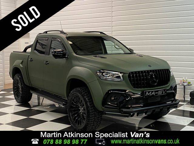 Mercedes-Benz X Class 2.3 MA-SV WIDEBODY X250d 4Matic Power Double Cab Pickup Auto Pick Up Diesel Matte Olive Green