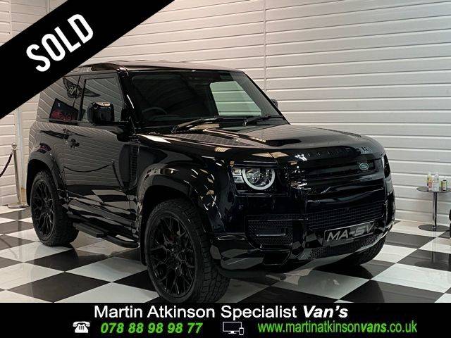 Land Rover Defender 90 Hard Top 3.0 D200 Auto MA-SV Styling Pack Four Wheel Drive Diesel Santorini Black