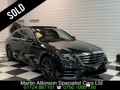 Mercedes-Benz S Class 2.9 S350d L Grand Edition Executive 4dr 9G-Tronic Saloon Diesel Magnetite Black MetallicMercedes-Benz S Class 2.9 S350d L Grand Edition Executive 4dr 9G-Tronic Saloon Diesel Magnetite Black Metallic at Martin Atkinson Cars Scunthorpe