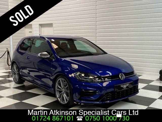 Volkswagen Golf 2.0 TSi R 4Motion 310PS DSG 3dr Hatchback Petrol Lapiz Blue Metallic Signature Paint