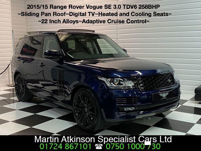 Land Rover Range Rover 3.0 TDV6 Vogue SE 4dr Auto Estate Diesel Loire Blue Metallic