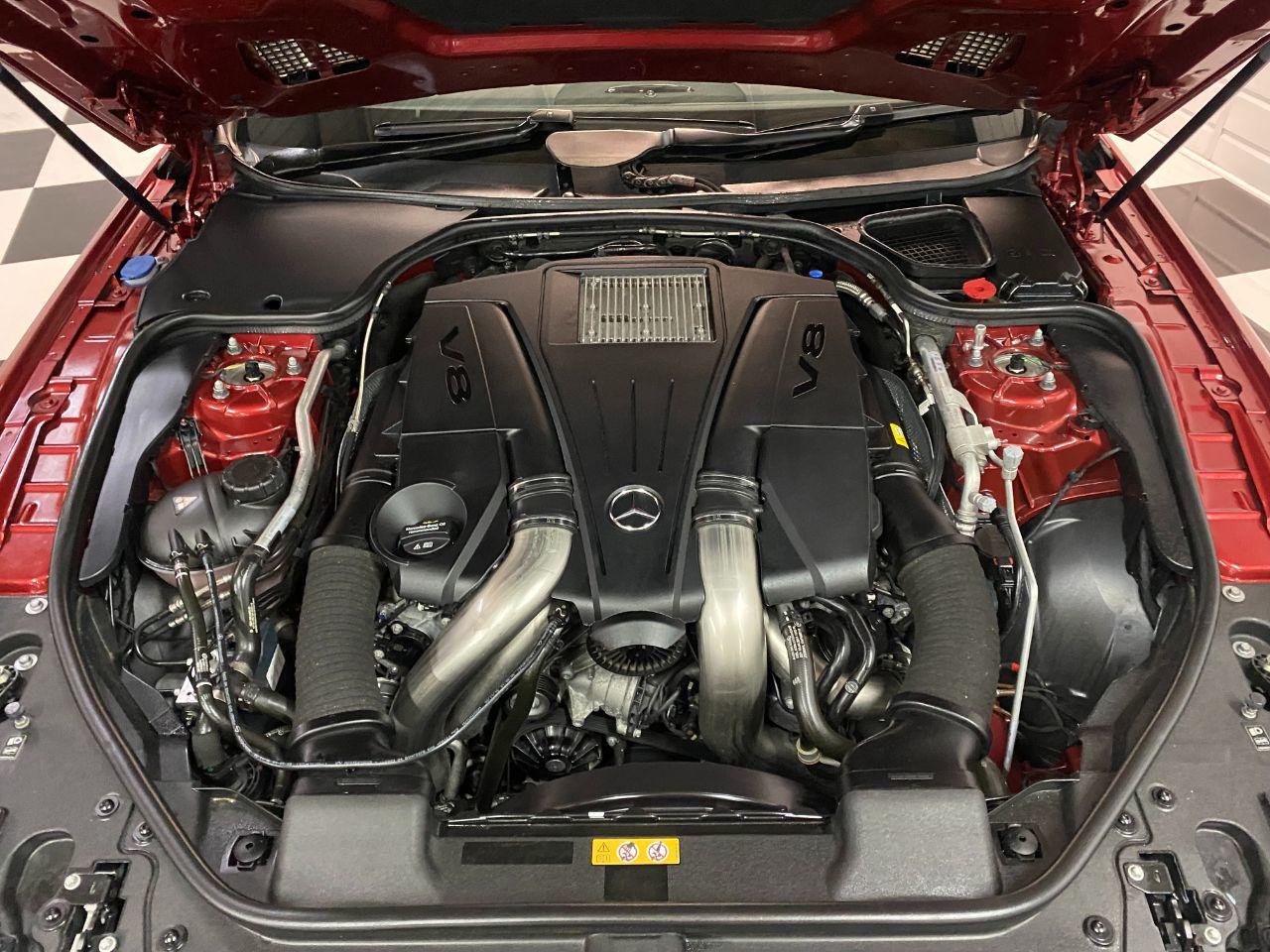 Mercedes-Benz SL Class SL500 4.7 V8 AMG Line 2dr 9G-Tronic Convertible Petrol Designo Hyacinth Red Metallic
