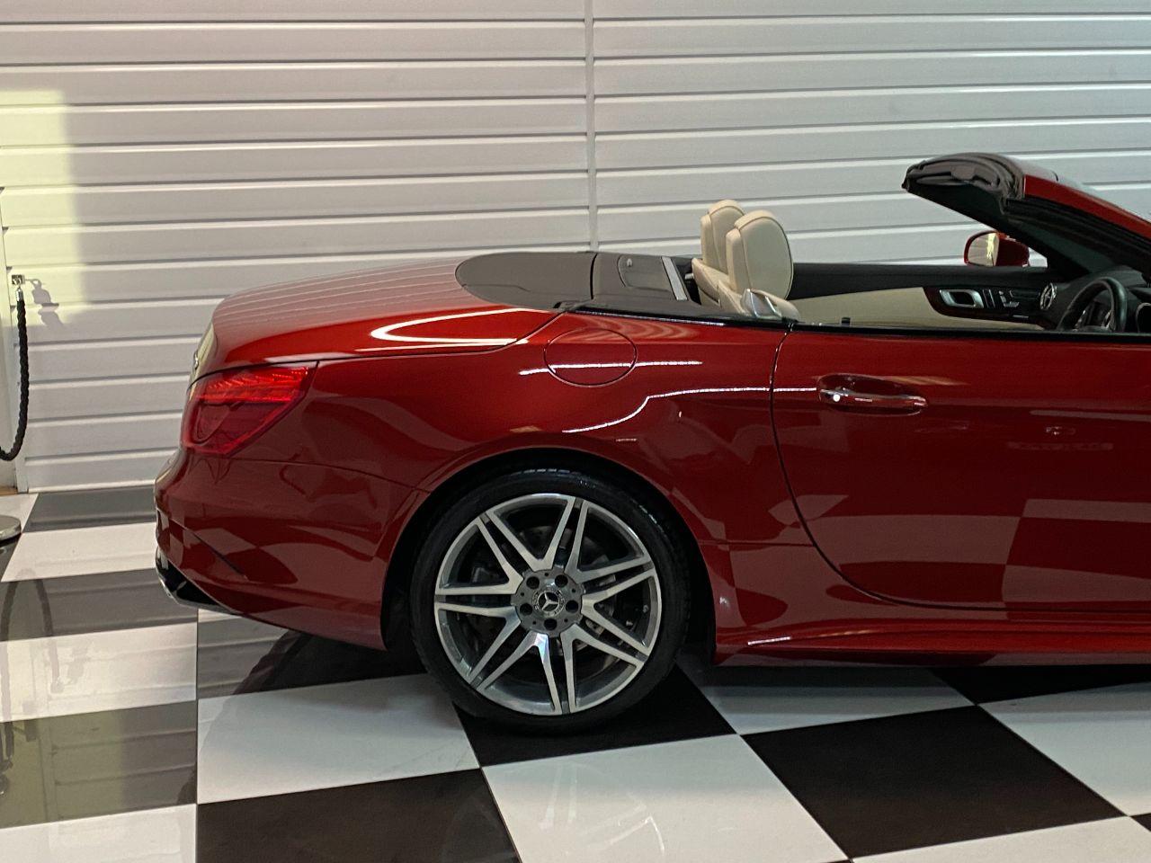 Mercedes-Benz SL Class SL500 4.7 V8 AMG Line 2dr 9G-Tronic Convertible Petrol Designo Hyacinth Red Metallic