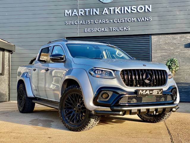 Mercedes-Benz X Class 2.3 MA-SV WIDEBODY-X 250d 4Matic Progressive Double Cab Pickup Auto Pick Up Diesel Diamond Silver