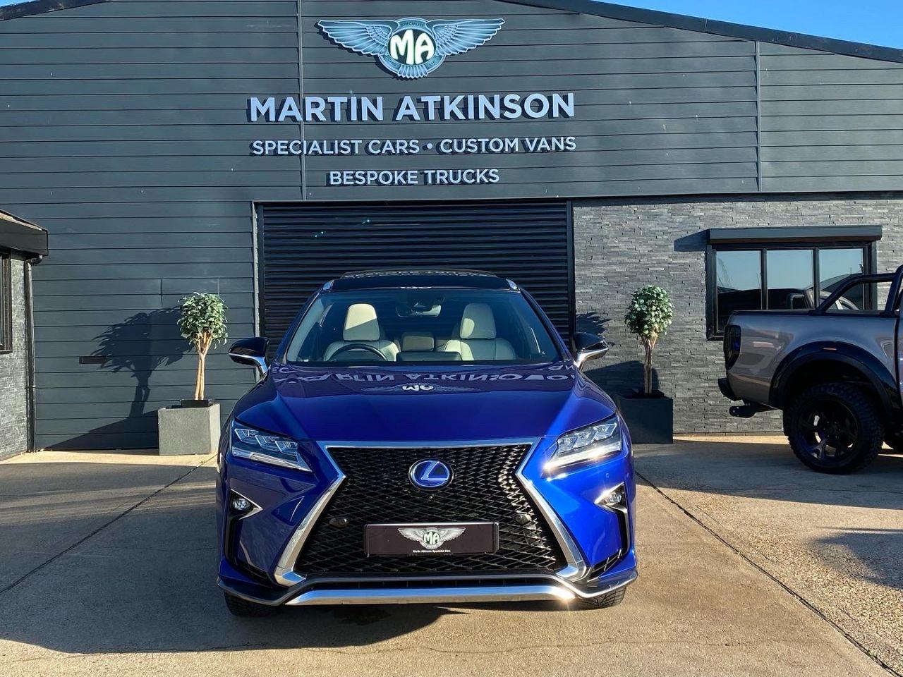 Lexus RX 450h 3.5 F-Sport 5dr CVT Estate Hybrid Azure Blue Metallic
