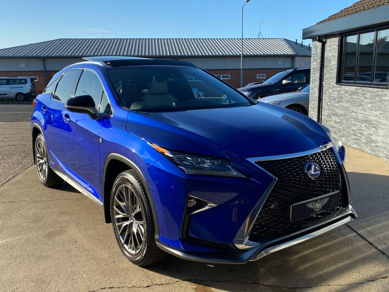 Lexus RX 450h 3.5 F-Sport 5dr CVT Estate Hybrid Azure Blue Metallic