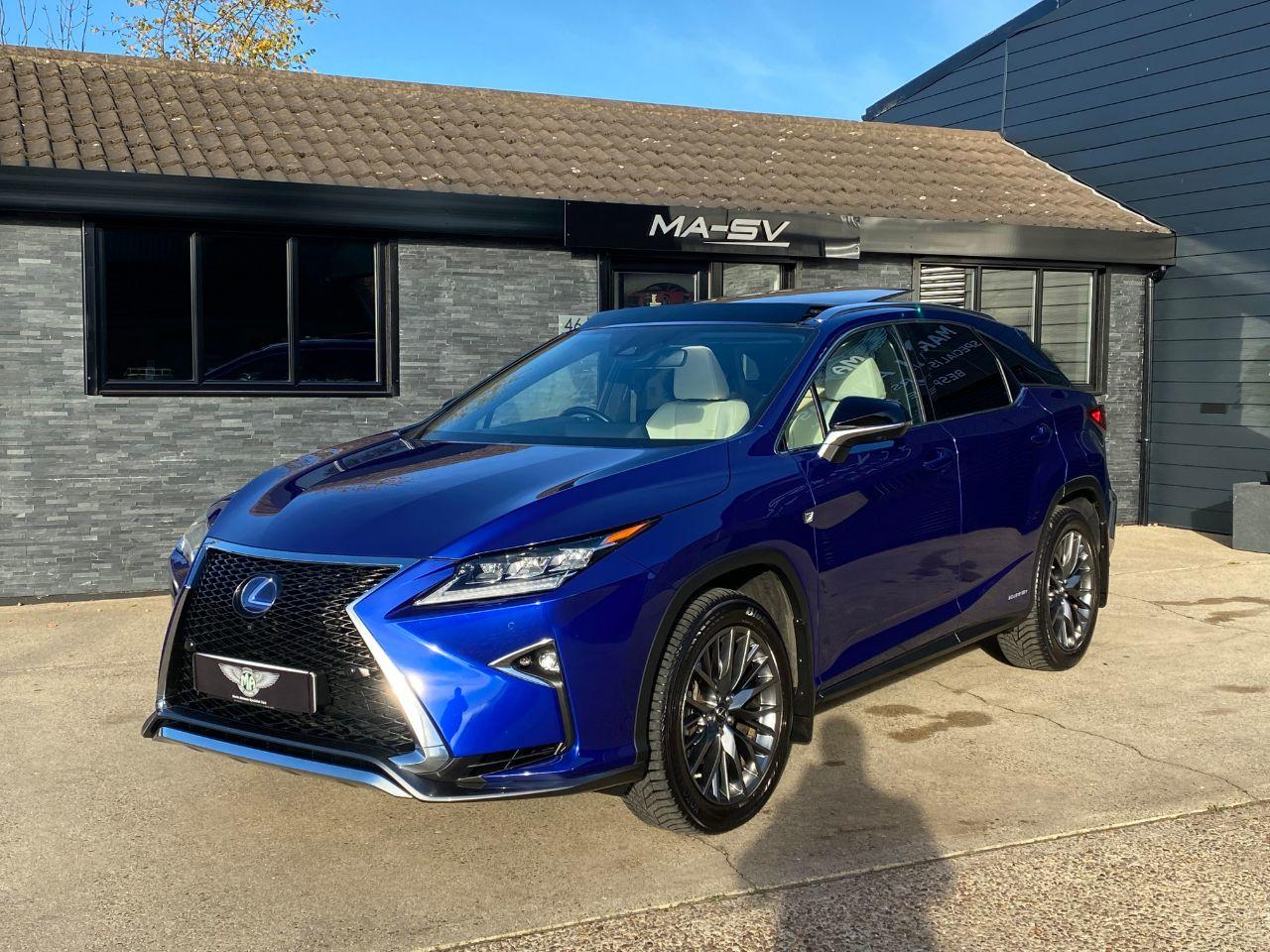 Lexus RX 450h 3.5 F-Sport 5dr CVT Estate Hybrid Azure Blue Metallic