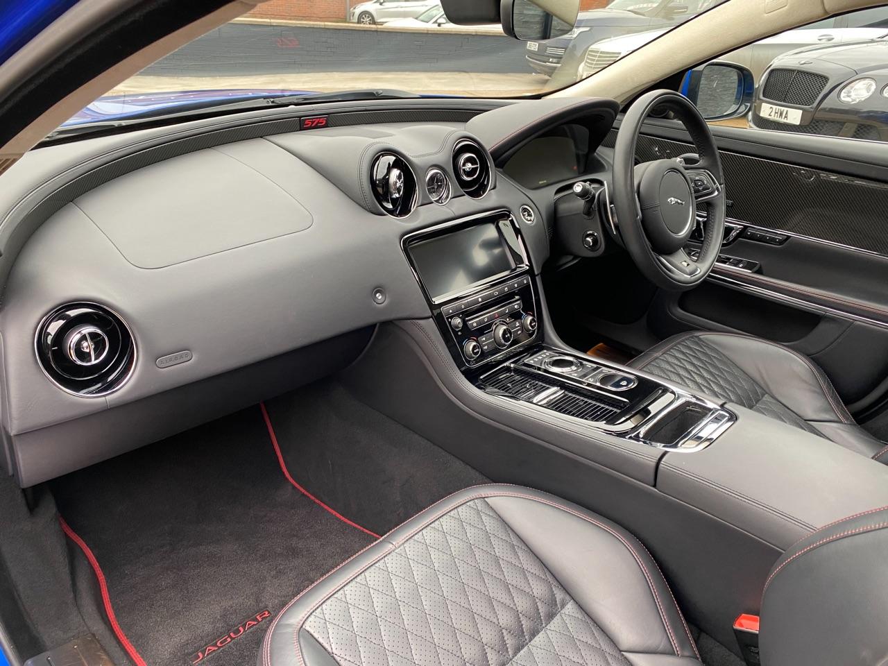 Jaguar Xjr XJR575 5.0 V8 Supercharged 4dr Auto 575BHP Saloon Petrol Svo Premium Pallet Velocity Blue
