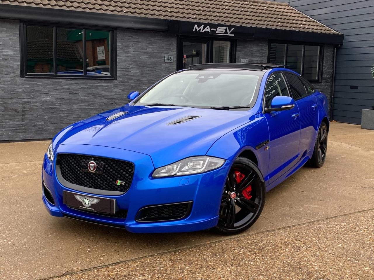 Jaguar Xjr XJR575 5.0 V8 Supercharged 4dr Auto 575BHP Saloon Petrol Svo Premium Pallet Velocity Blue