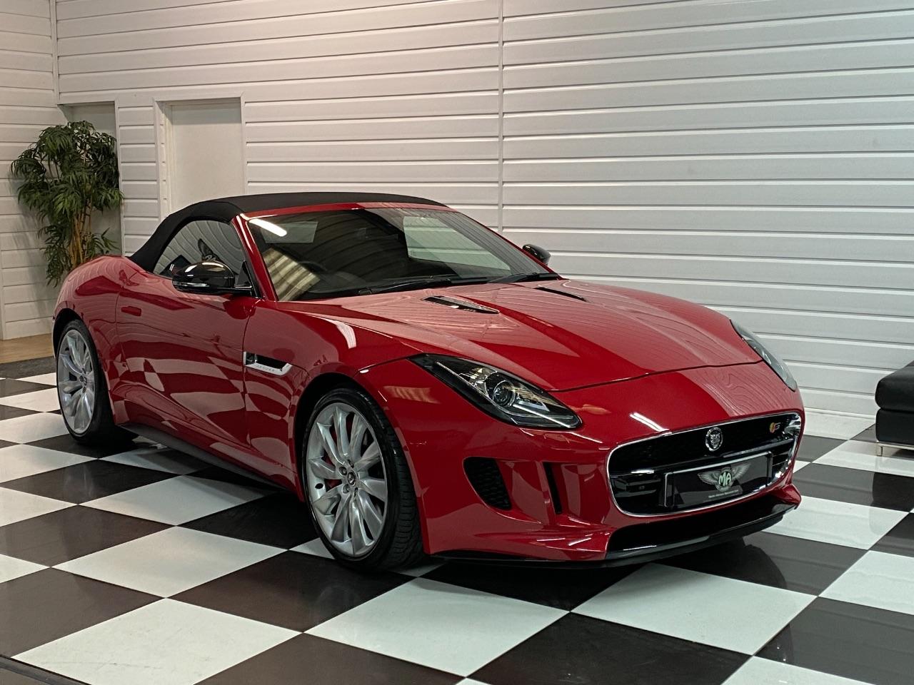 Jaguar F-type 5.0 Supercharged V8 S 2dr Automatic Convertible Petrol Salsa Red