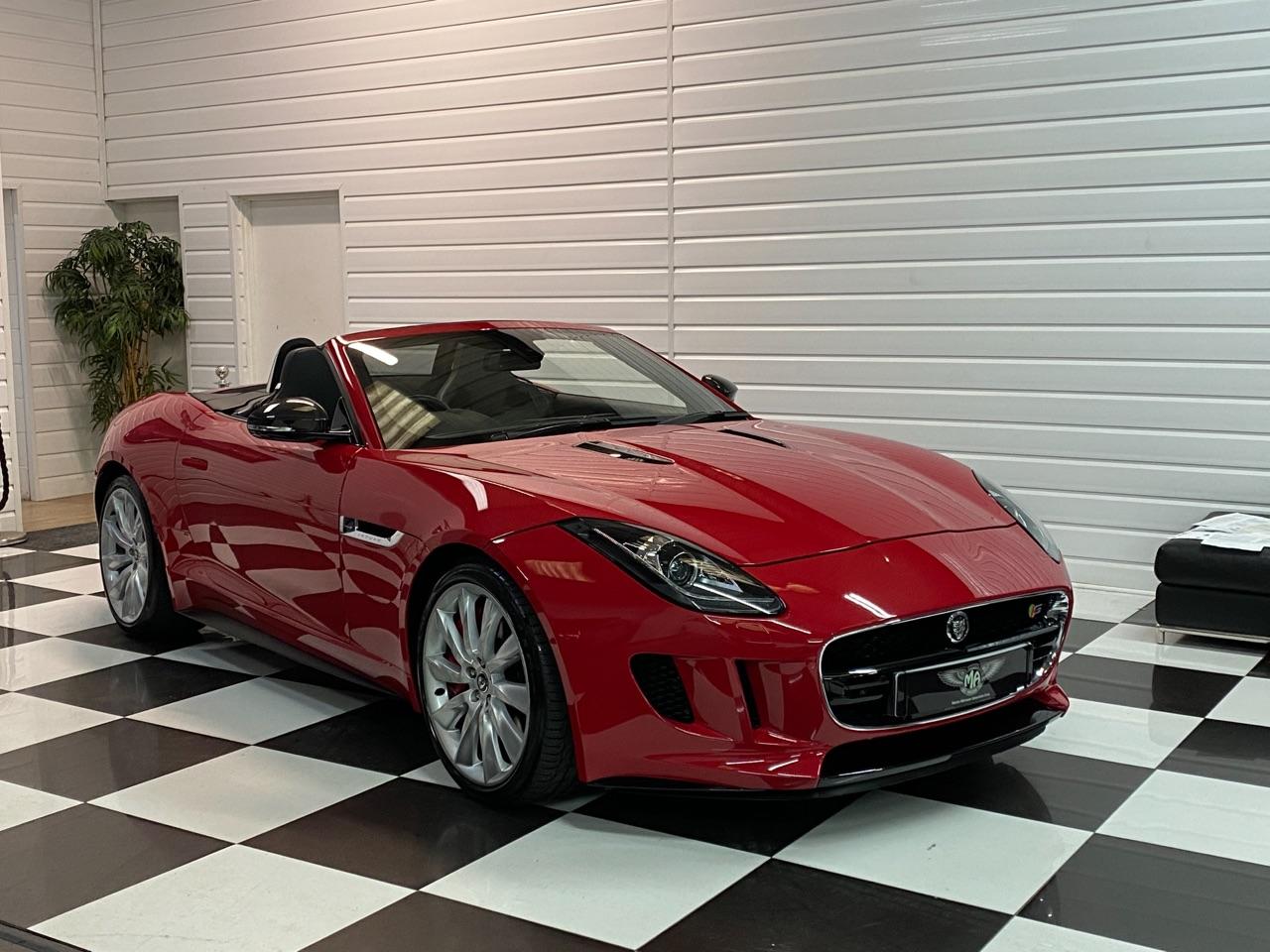 Jaguar F-type 5.0 Supercharged V8 S 2dr Automatic Convertible Petrol Salsa Red