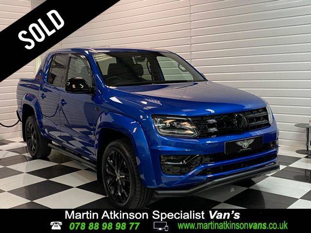 Volkswagen Amarok Aventura Black Ed 3.0 V6 TDI 258 4Motion At Pick Up Diesel Ravena Blue