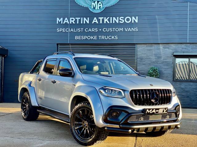 Mercedes-Benz X Class 2.3 MA-SV WIDEBODY-X 250d 4Matic Progressive Double Cab Pickup Auto Pick Up Diesel Diamond Silver