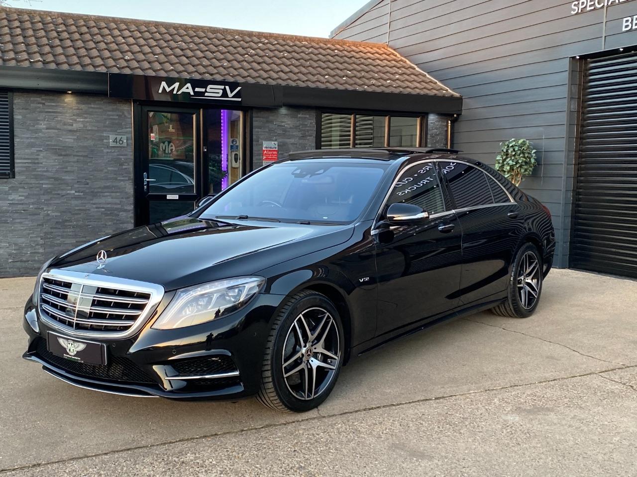 Mercedes-Benz S Class S600L 6.0 V12 AMG Line 4dr Auto LWB Saloon Petrol Obsidian Black Metallic
