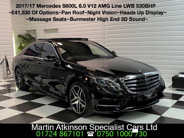 2017 Mercedes-Benz S Class S600L 6.0 V12 AMG Line 4dr Auto LWB