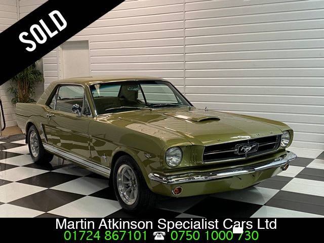 Ford Mustang 4.7 289ci V8 RHD Coupe Petrol Honey Gold