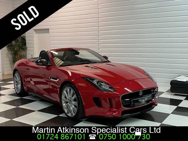 Jaguar F-Type 5.0 Supercharged V8 S 2dr Automatic Convertible Petrol Salsa Red